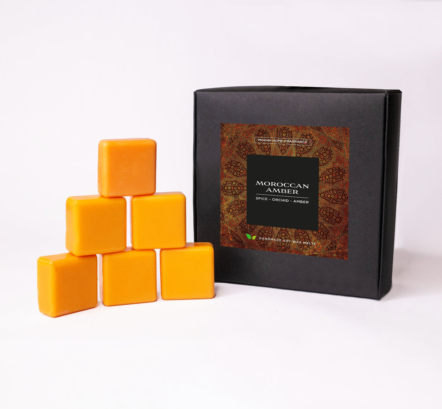 6 Handmade Wax Melts - Moroccan Amber