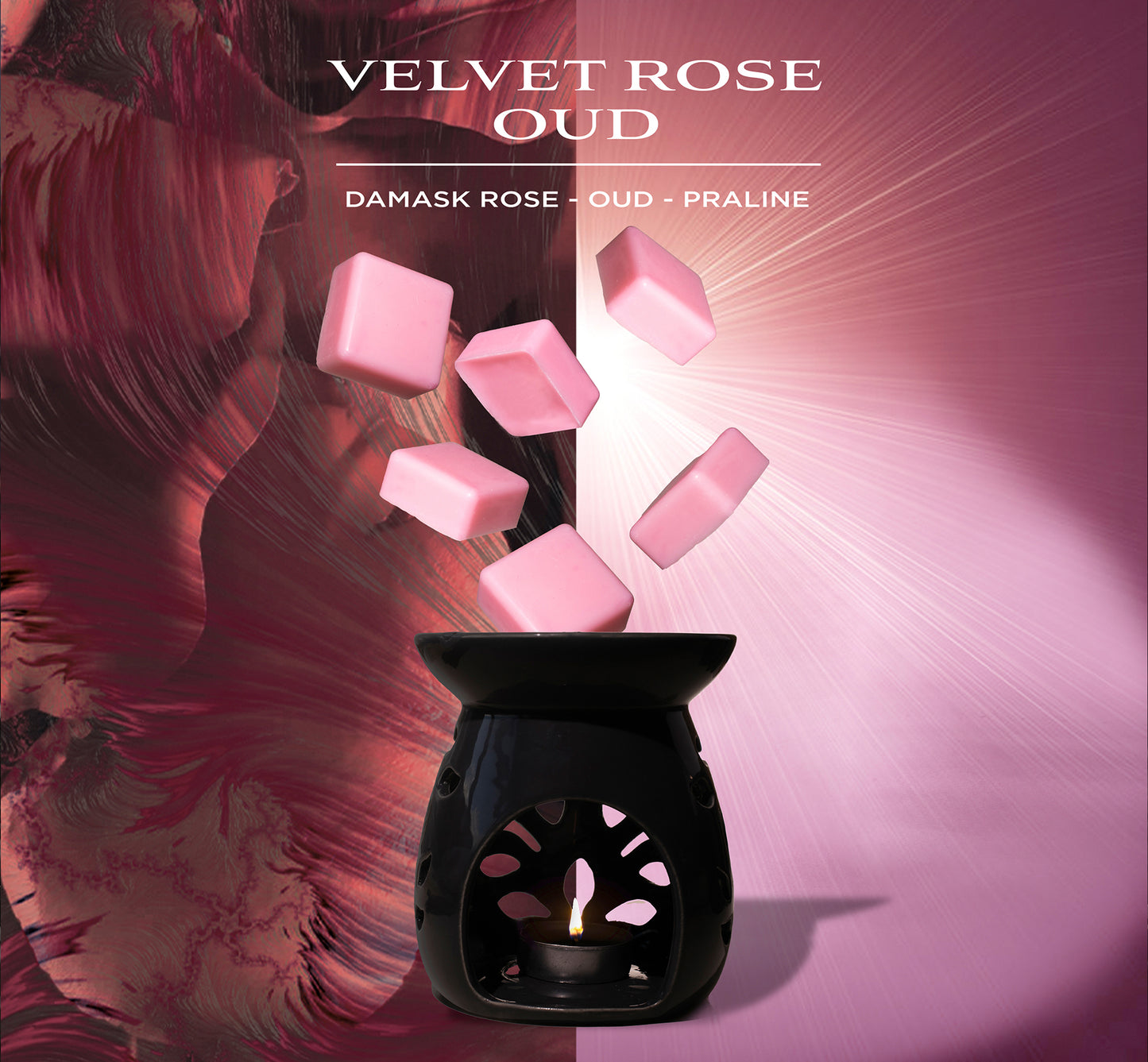 6 Handmade Wax Melts - Velvet Rose Oud