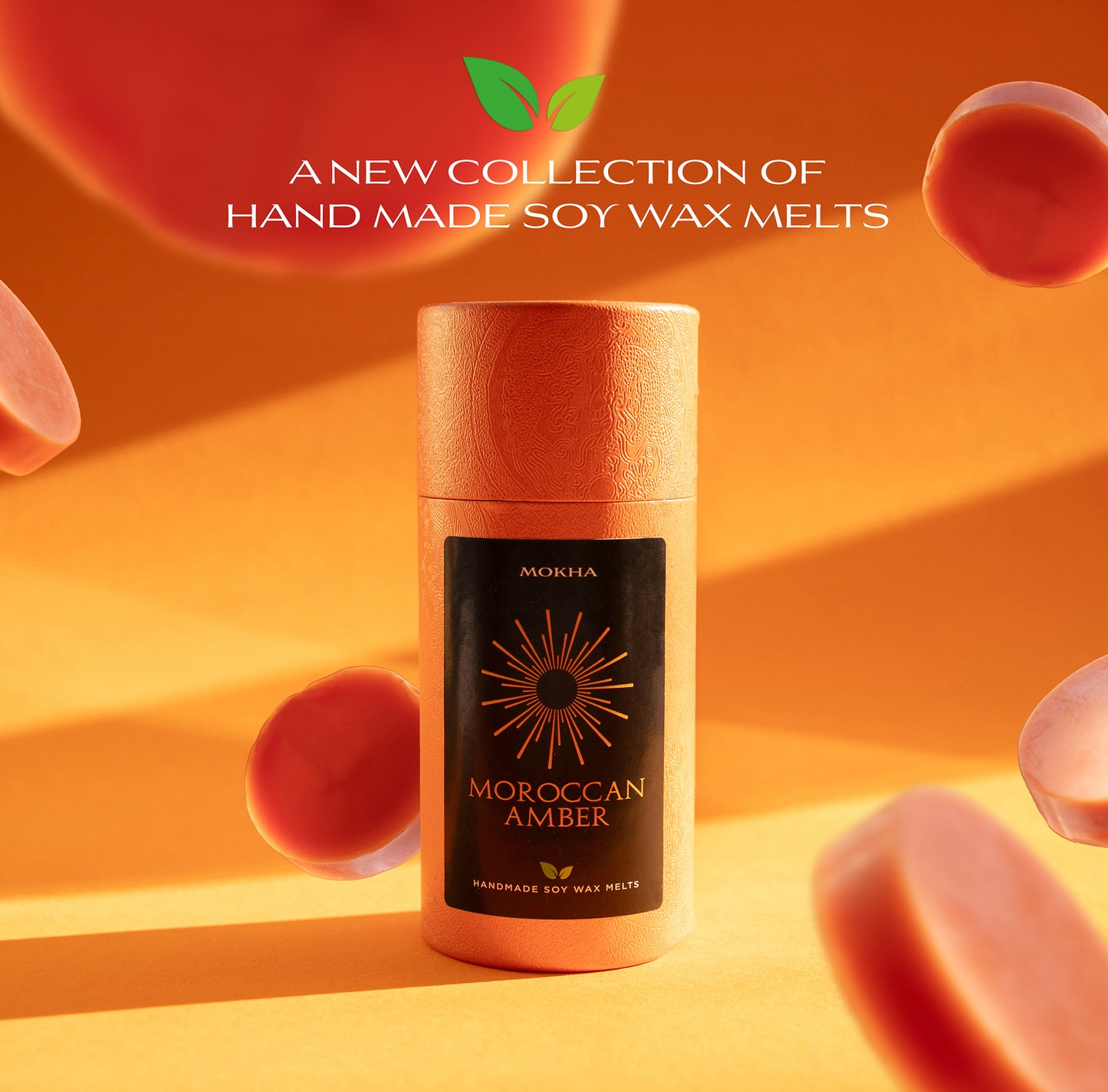 NEW- 6 Handmade Wax Melts - Moroccan Amber - 60g Box | Natural Soy Wax