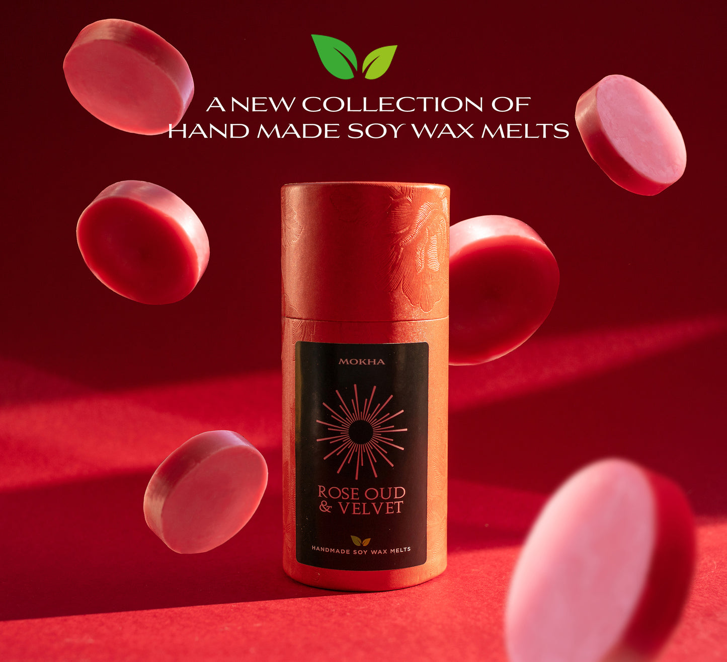 NEW- 6 Handmade Wax Melts- Velvet Rose & Oud - 60g Box | Natural Soy Wax
